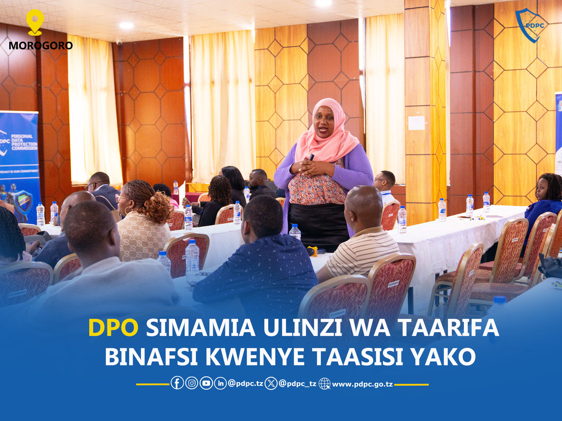 DPO SIMAMIA USALAMA WA TAARIFA BINAFSI KWENYE TAASISI/KAMPUNI YAKO
