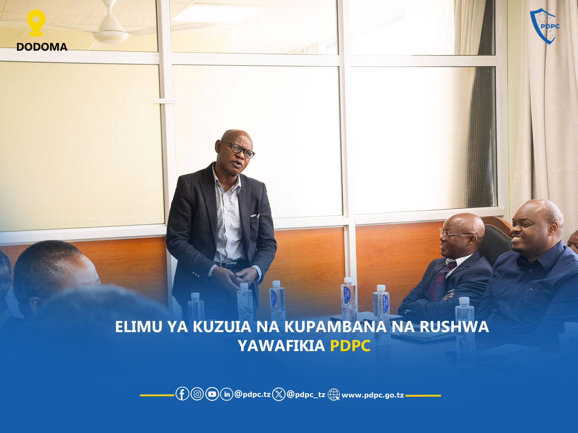 ELIMU YA KUZUIA NA KUPAMBANA NA RUSHWA YAWAFIKIA PDPC