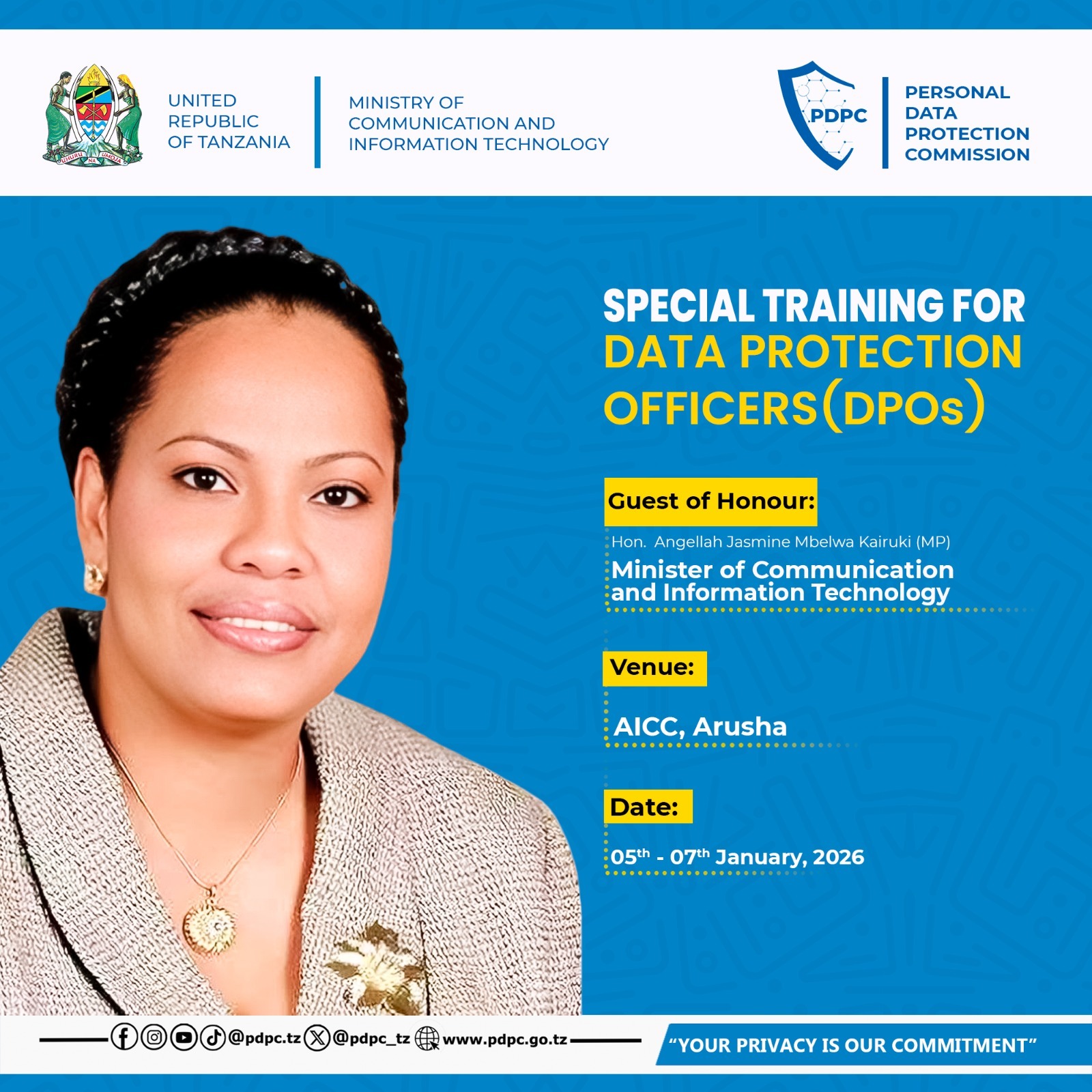 DATA PROTECTION OFFICERS SPECIAL TRAINING COHORT SIX