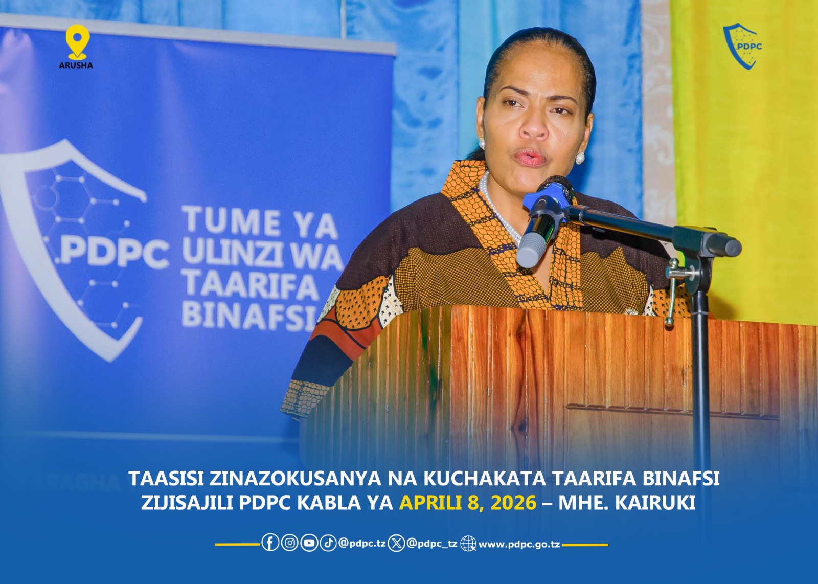 TAASISI ZA UMMA NA BINAFSI ZINAZOKUSANYA NA KUCHAKATA TAARIFA BINAFSI …