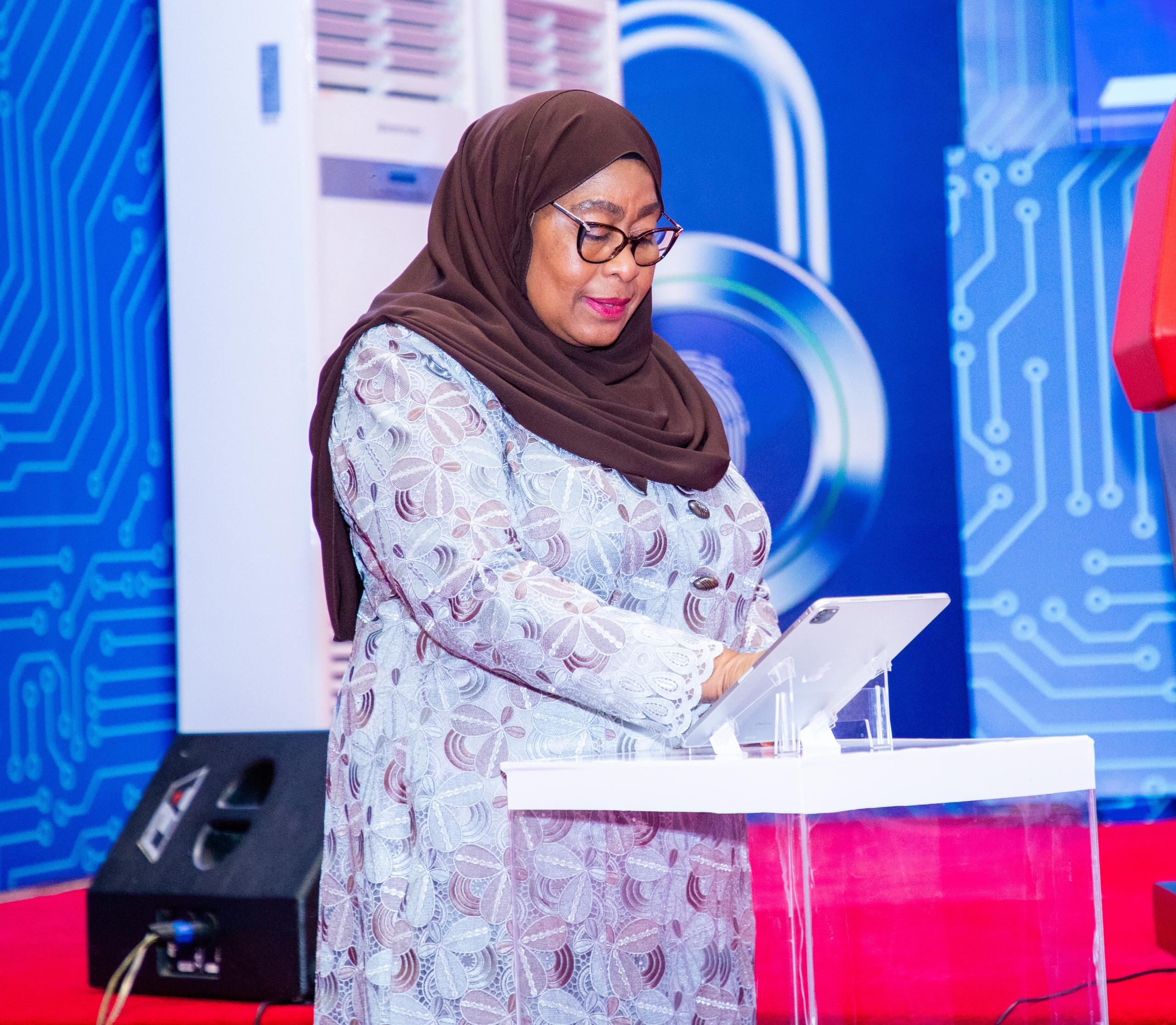 PRESIDENT DR. SAMIA SULUHU HASSAN LAUNCHES PDPC