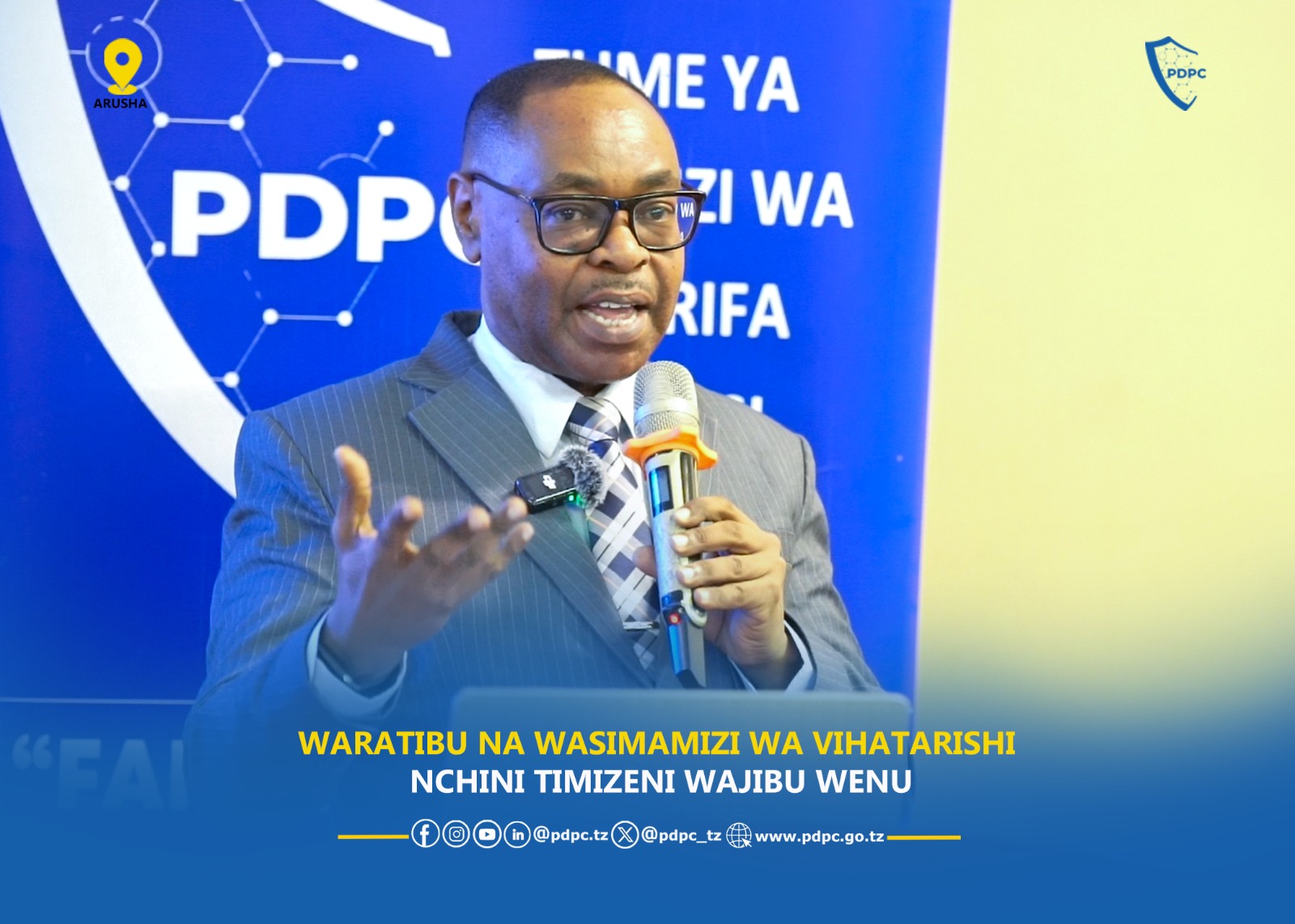 WARATIBU NA WASIMAMIZI WA VIHATARISHI NCHINI TIMIZENI WAJIBU WENU